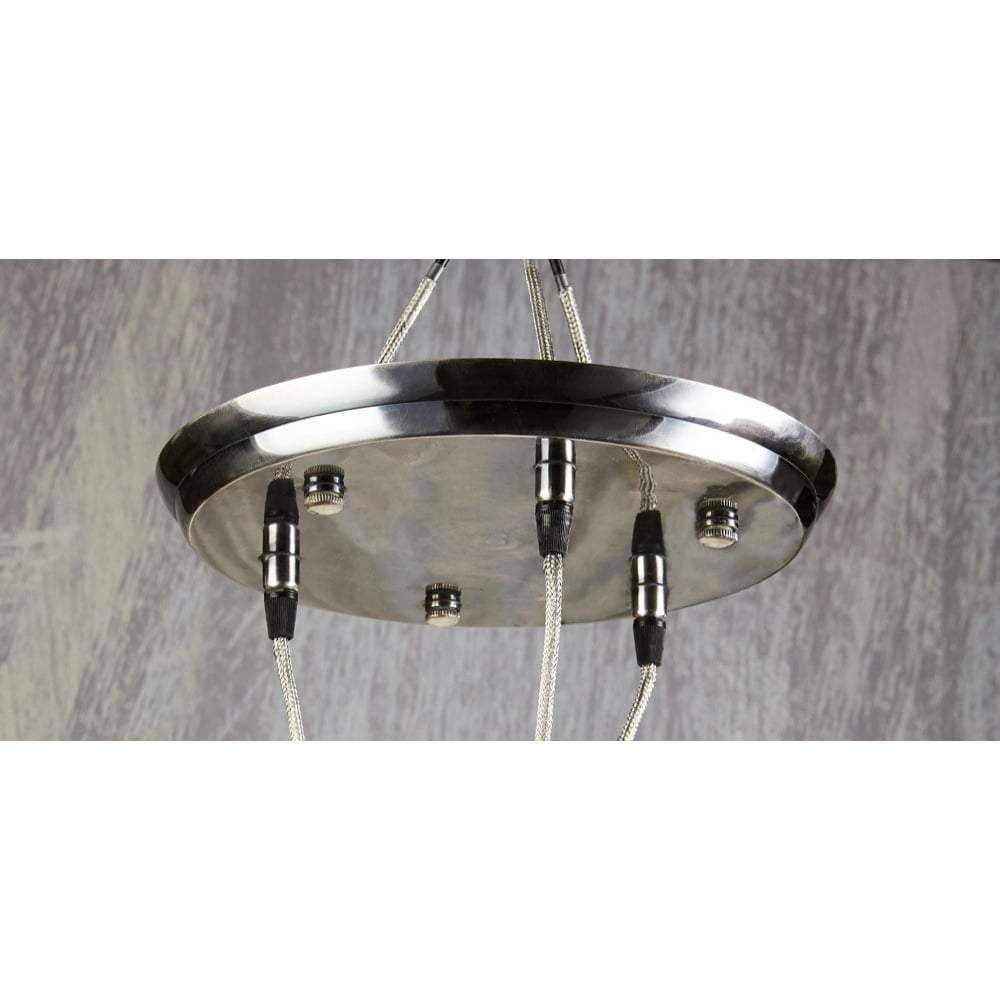 Manhattan Hanging Lamp in Ant.Silver-abc