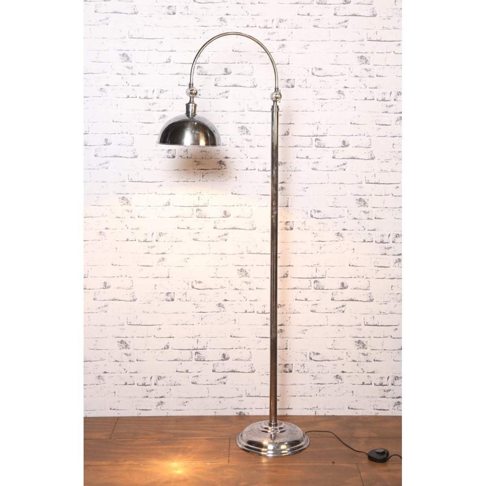 Columbus Floor Lamp Antique Silver-abc