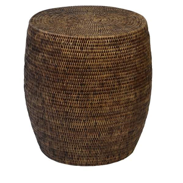 Plantation Natural Rattan Drum-abc