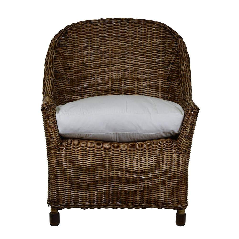 Plantation Rattan Lounge Chair-abc