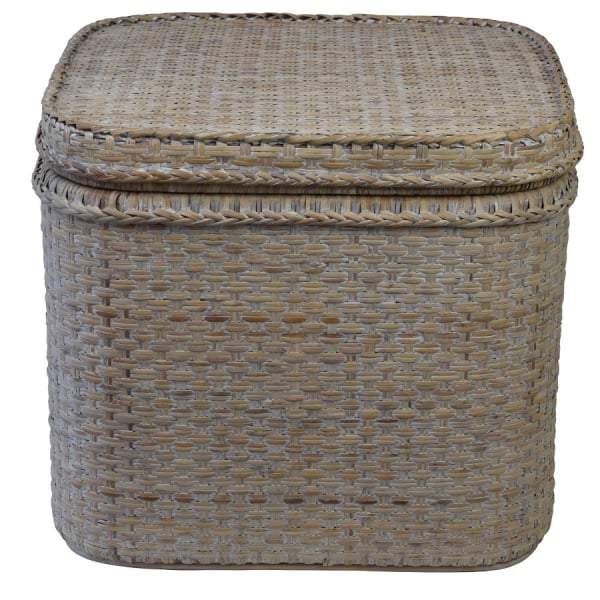 Verandah Natural Rattan Chest Square-abc