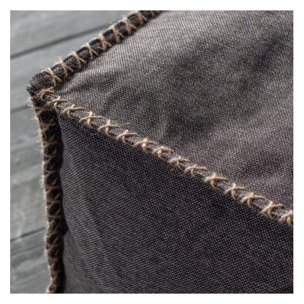 Hemp Rope Lounge Chair and Pouffe-abc