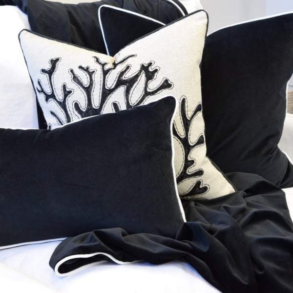 Rodeo Black Cushion Cover-abc