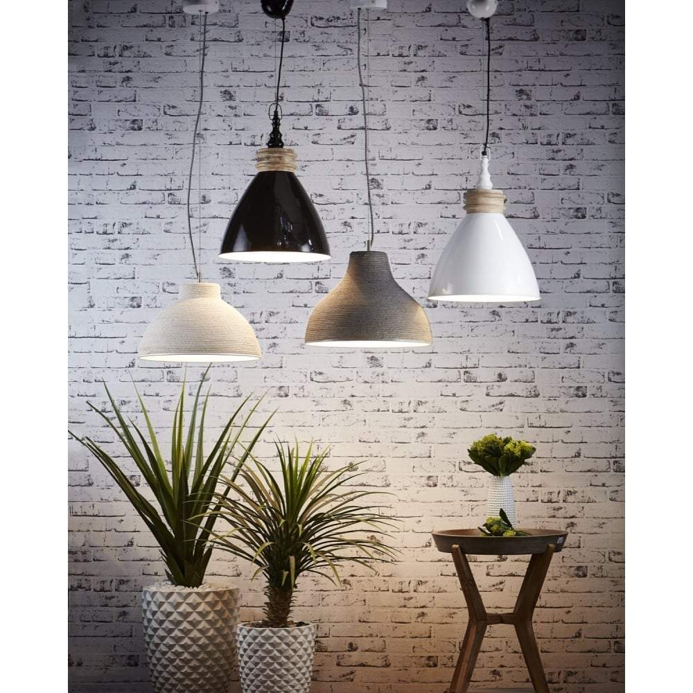 Sardinia Hanging Lamp in Black-abc