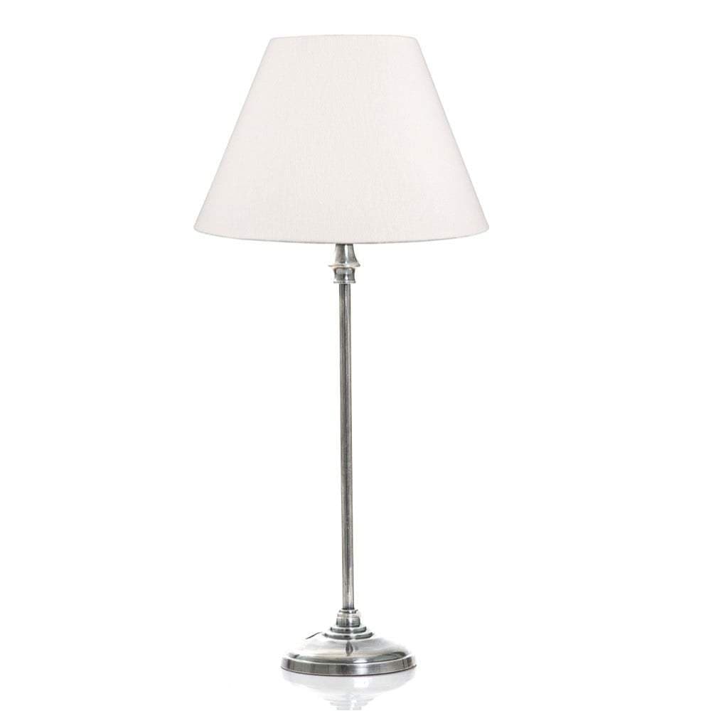 Swanston Table Lamp Base Antique Silver-abc