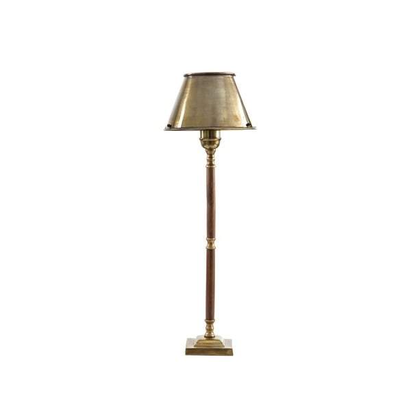 Nantucket Table Lamp W/Metal Shade Brs-abc