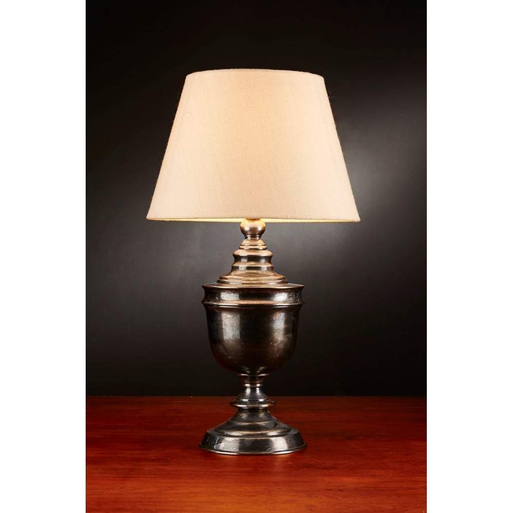Sheffield Urn Table Lamp Base Ant.Silver-abc