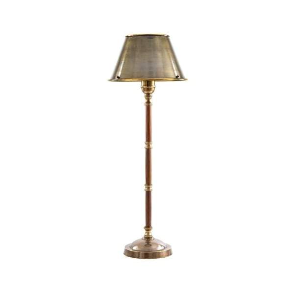 Delaware Table Lamp W/Metal Shade Brass-abc