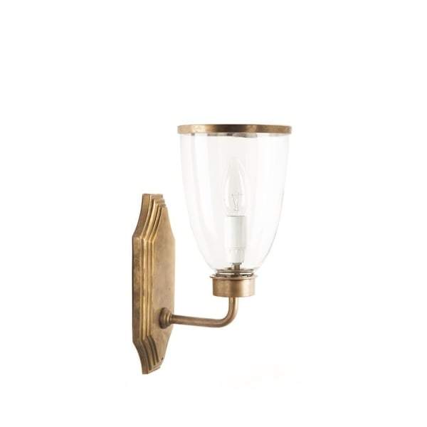 Westbrook Sconce Brass W/Glass Shade-abc