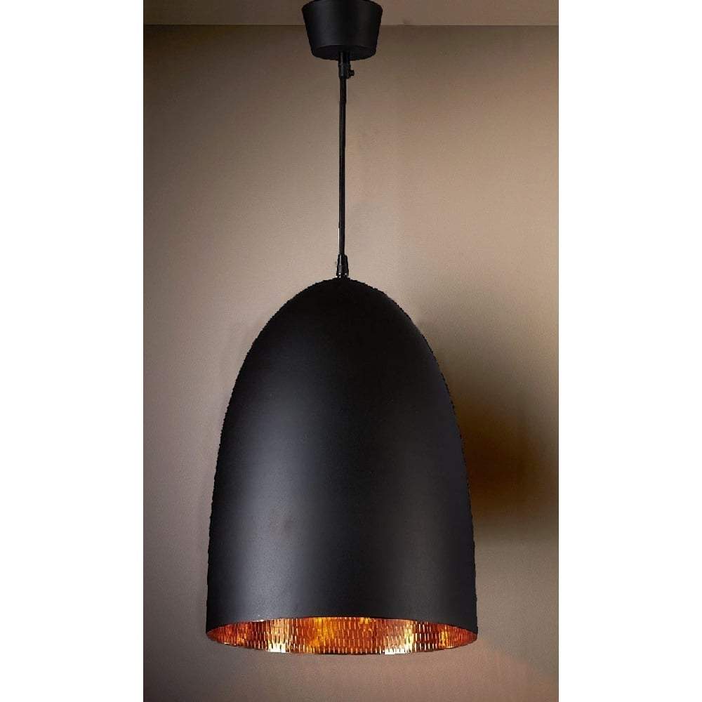 Washington Hanging Lamp in Black Copper-abc