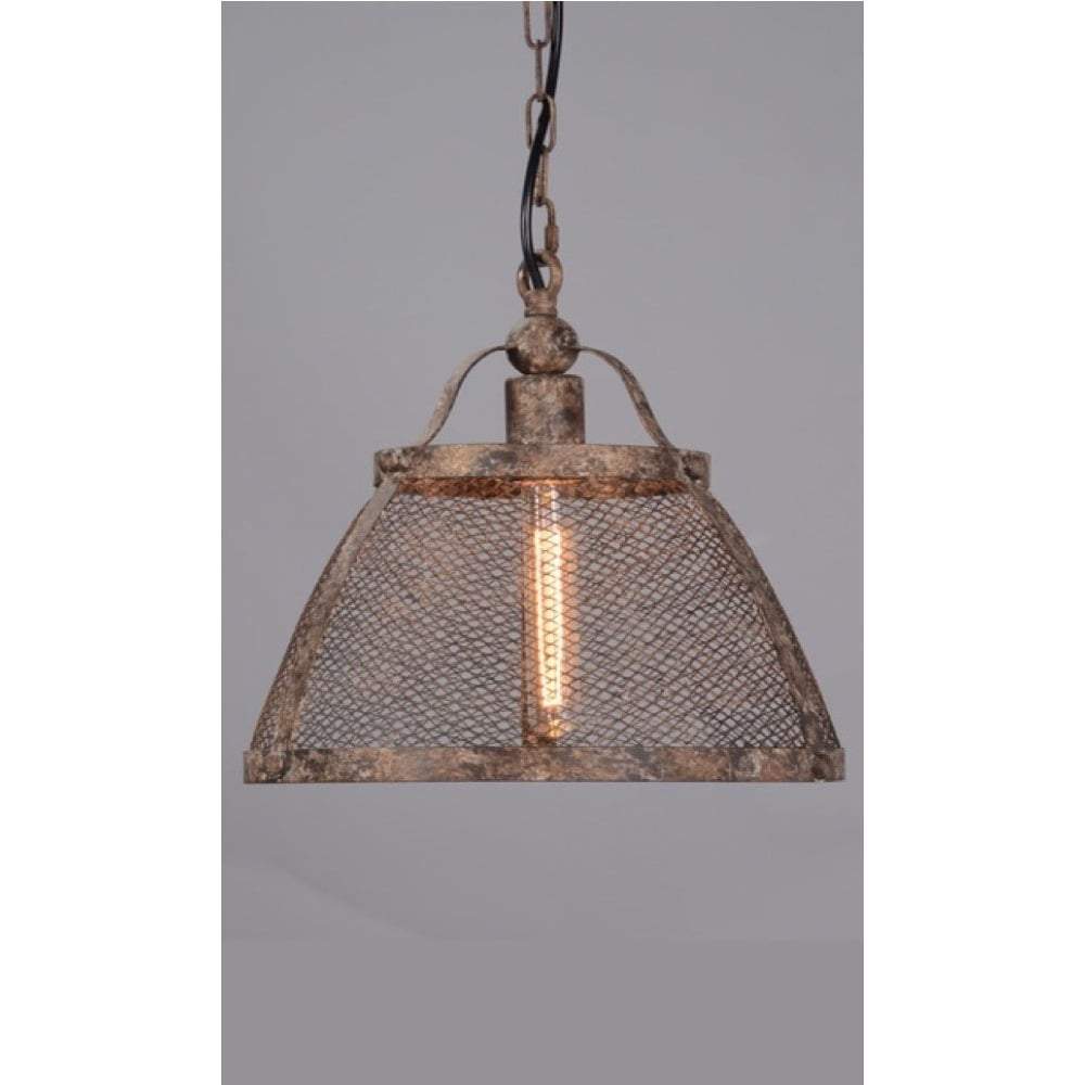 Lorenzo Large Hanging Lamp in Rustic-abc