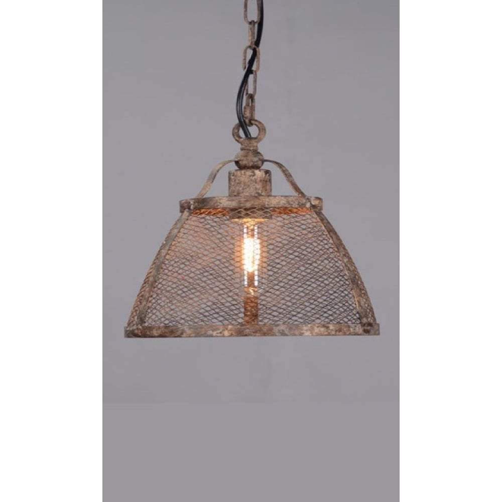Lorenzo Medium Hanging Lamp in Rustic-abc