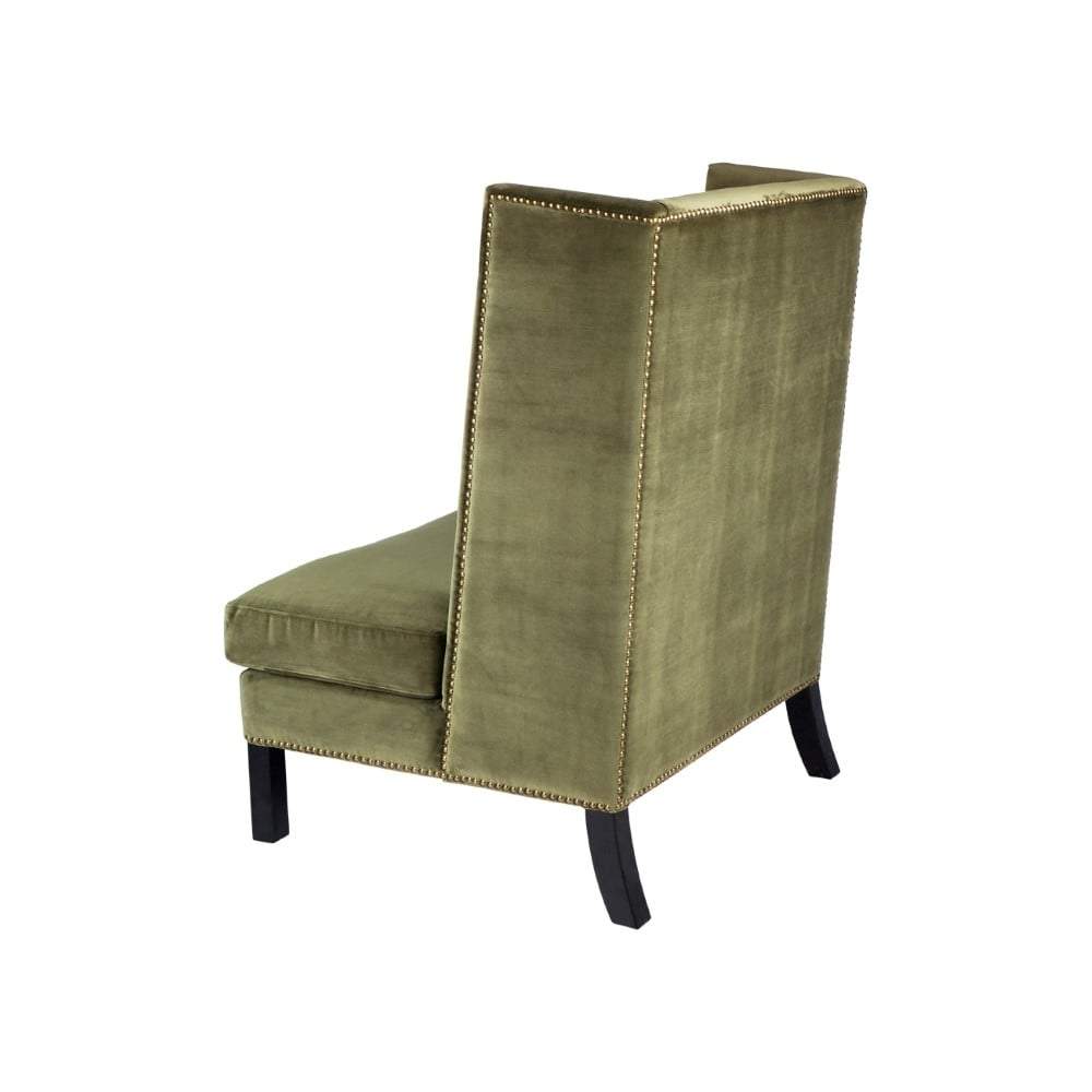 Lourdes Arm Chair - Moss-abc
