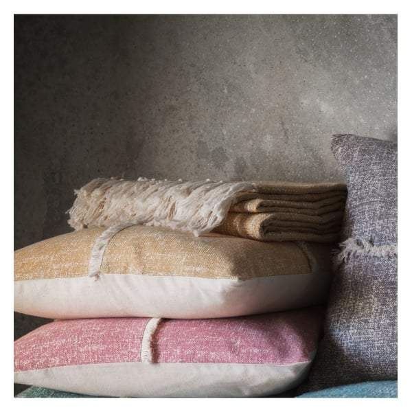 Surat Fringed Throw Ochre W1300 x H1700mm-abc