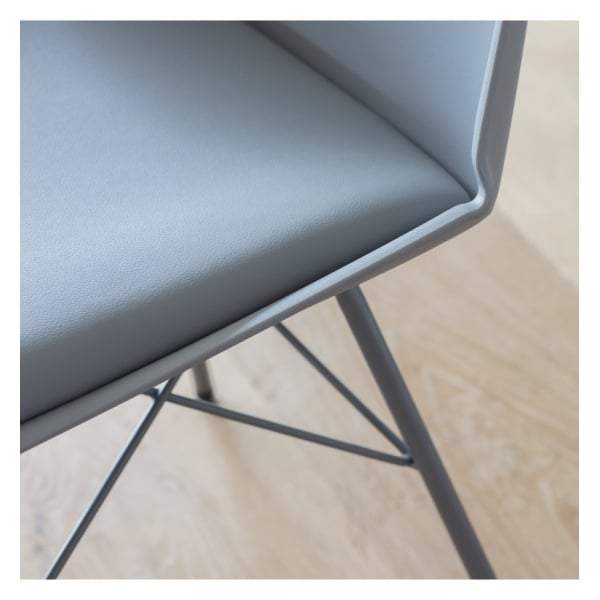 Forli Chair Grey (4pk) W480 x D525 x H835mm-abc