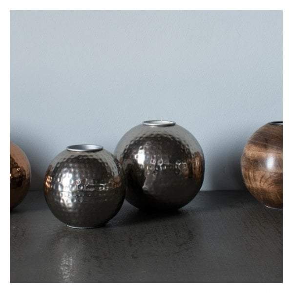 Kendrick Medium Tealight Holder Nickel-abc