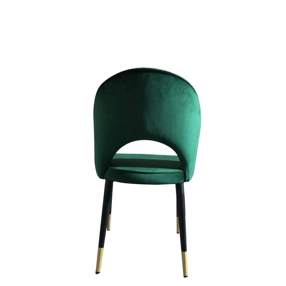 Bourdain Dining Chair Green Velvet (Set of Two)-abc