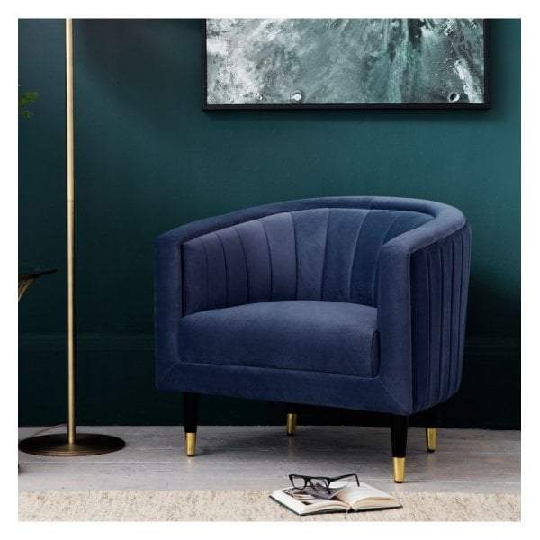 Vera Armchair Twilight Velvet-abc