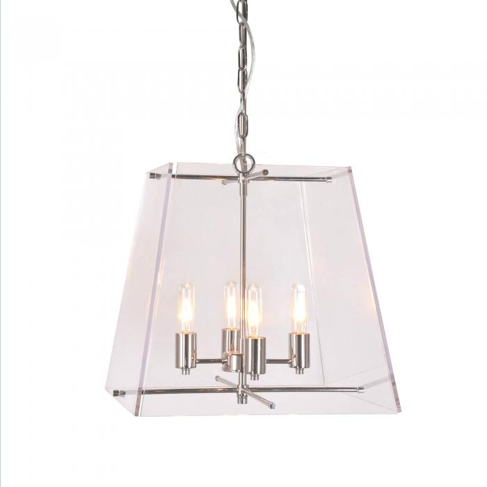 Vera hanging lamp in nickel-abc
