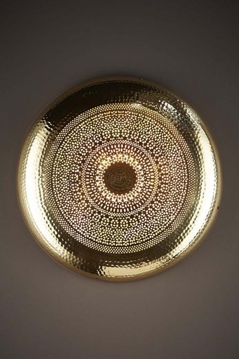 Moroccan Wall Lamp Brass-abc