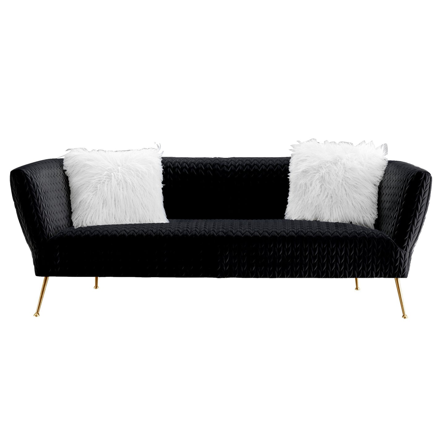 Zeta 3 Seater Sofa Black-abc