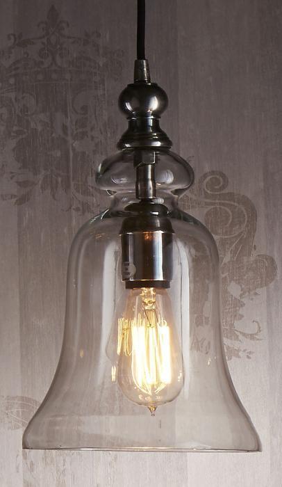 Tivoli large Glass Overhead Lamp in Sil-abc