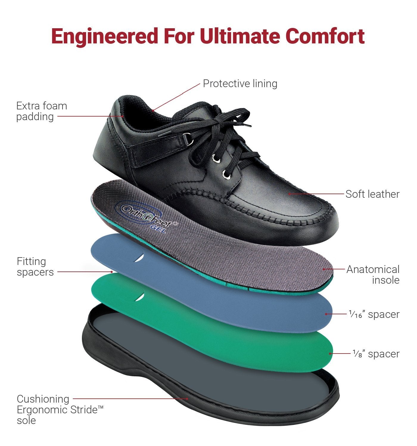 Jackson Square, Tie-Less Lace-abc