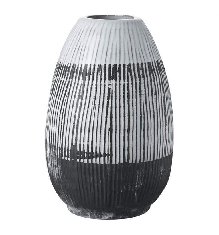 Ansel Vase Black & White-abc