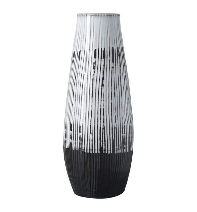 Ansel Vase Black & White Large-abc