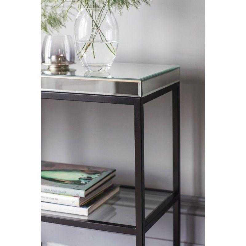 Pamplona Console Table Black W1200 x D360 x H820mm-abc