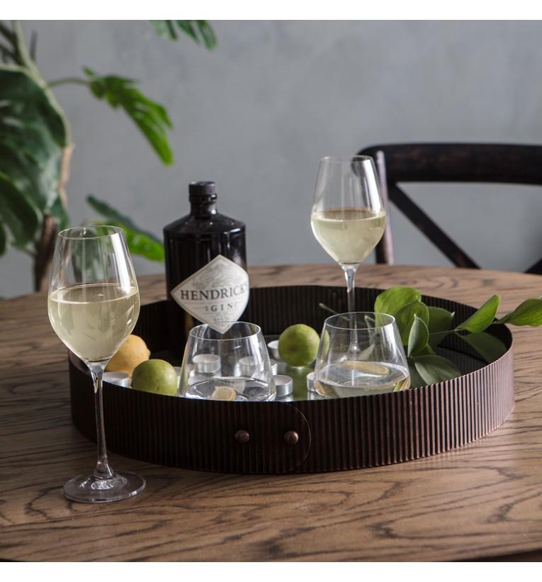 Mendryk Antique Copper Mirror Tray-abc