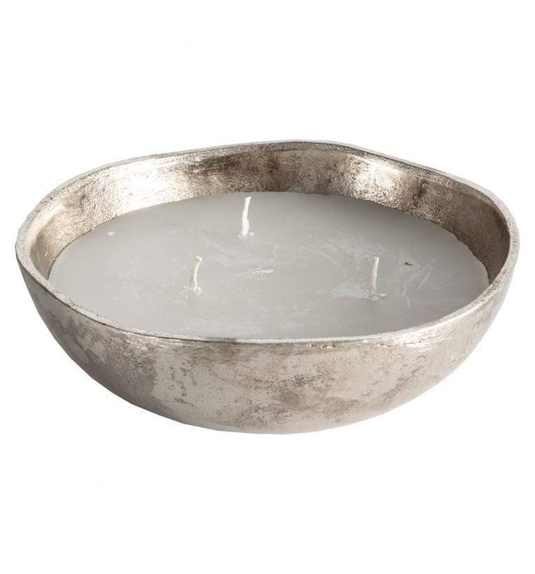 Dollana Round Candle Silver Large-abc
