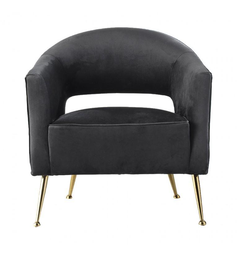 Botkyrka Armchair Black Velvet-abc