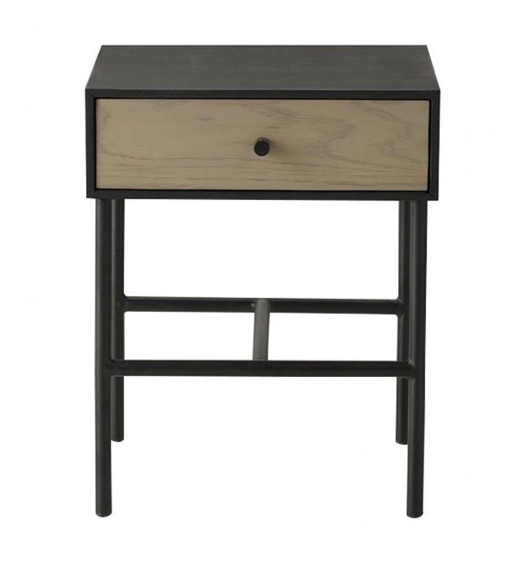 Constanta 1 Drawer Bedside Table-abc