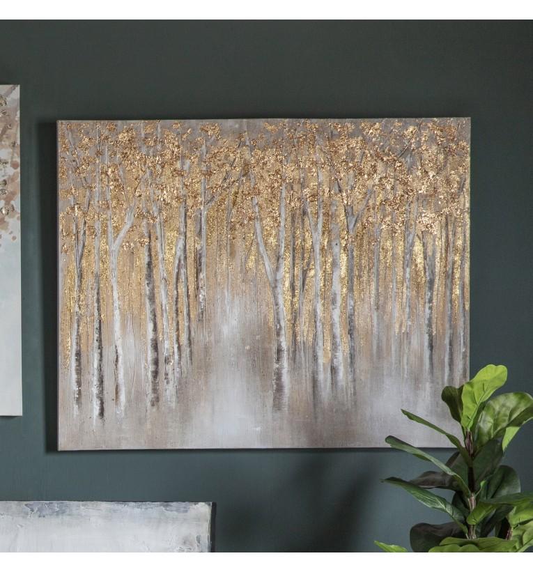 Golden Woodland Canvas-abc
