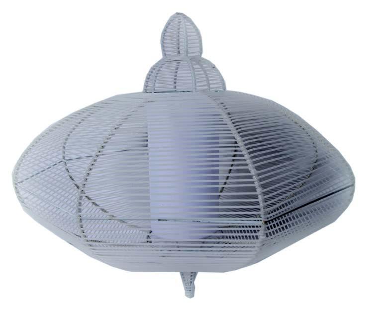 H & M Pendant - White-abc