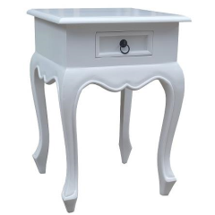 White Bent Leg Lamp Table-abc