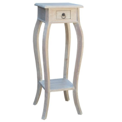 Grey Wash High Phone/Lamp Table-abc