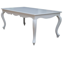 White Plain Dinning Table-abc