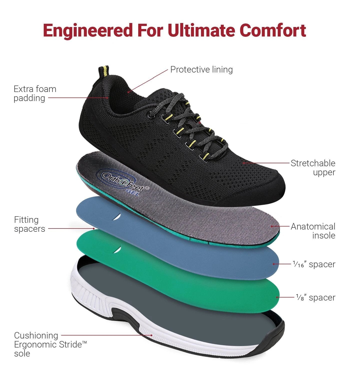 Coral-Black Stretchable-abc