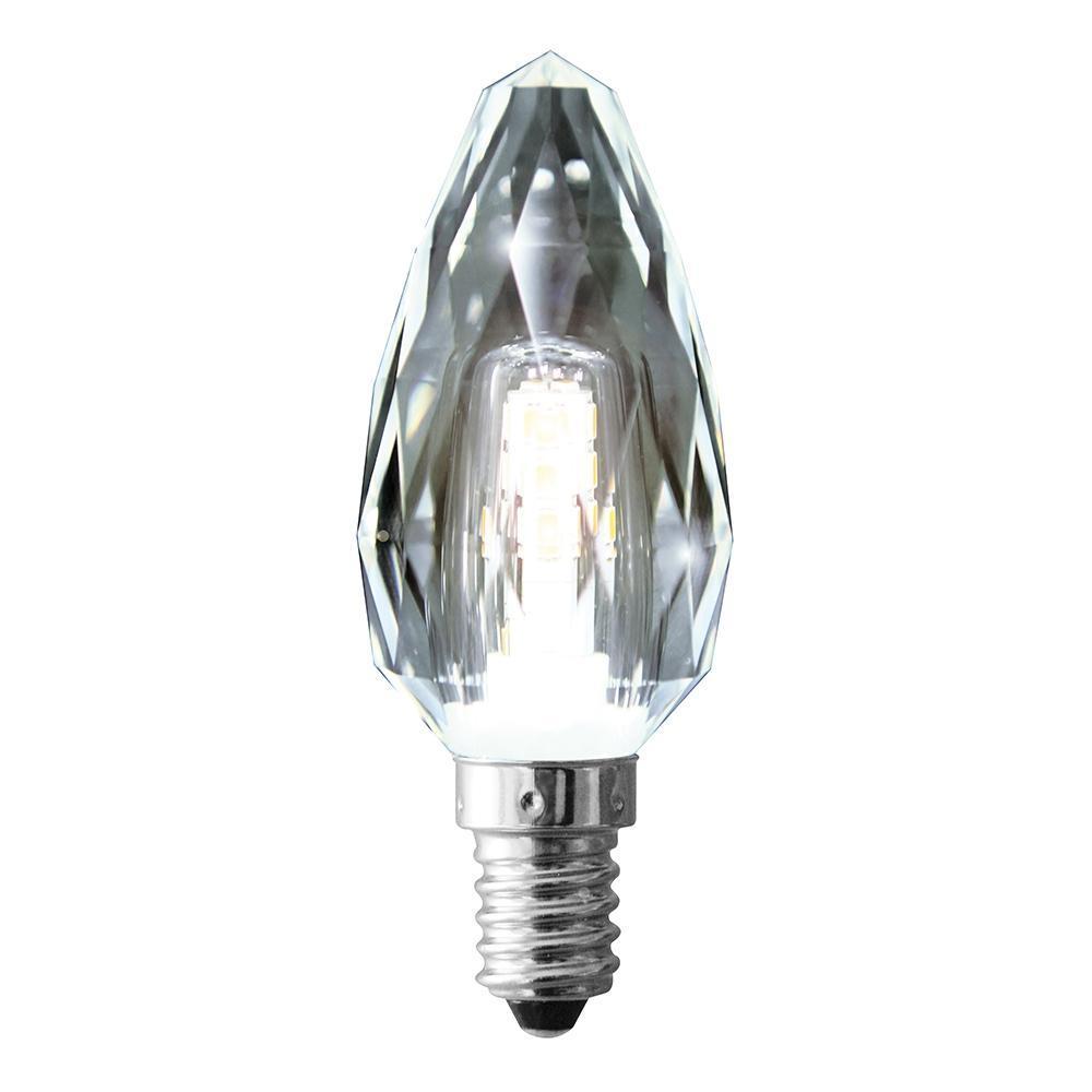 Globe LED Candle Crystal 4W 6500K Clear E14 Dimmable-abc