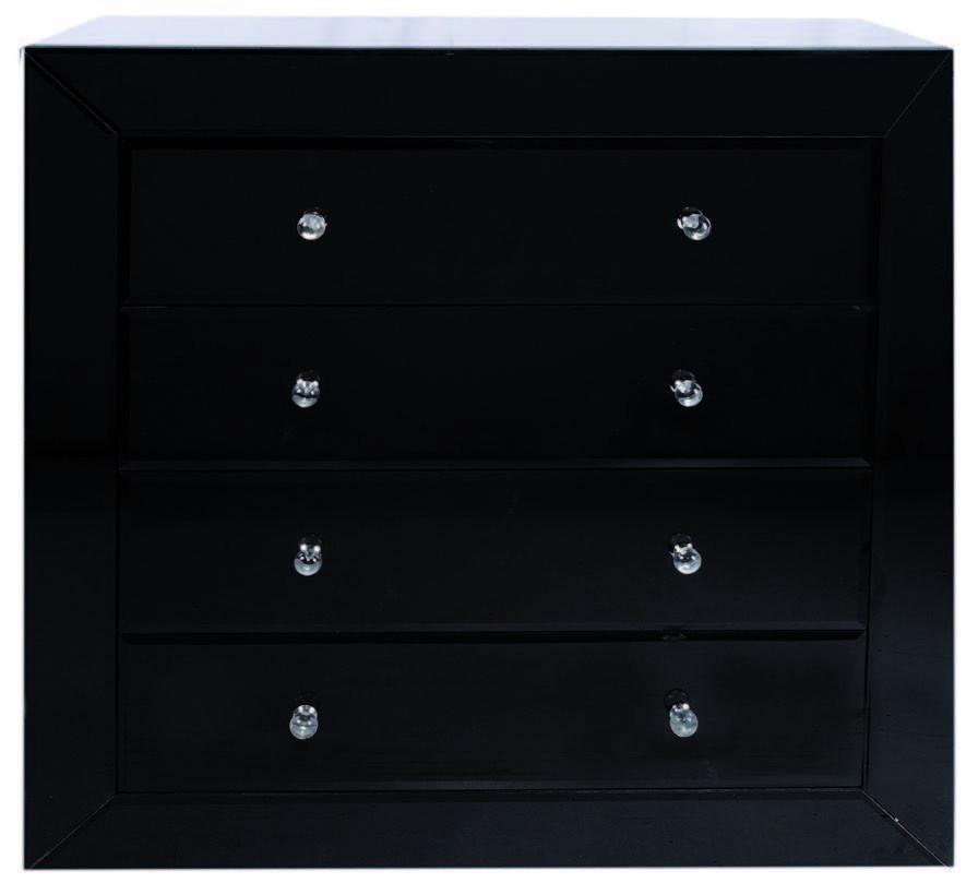 EBONY Chest Of Drawers-abc