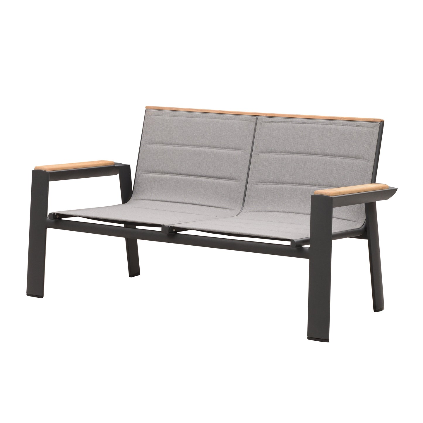 Madrid Love Seat in Charcoal-abc