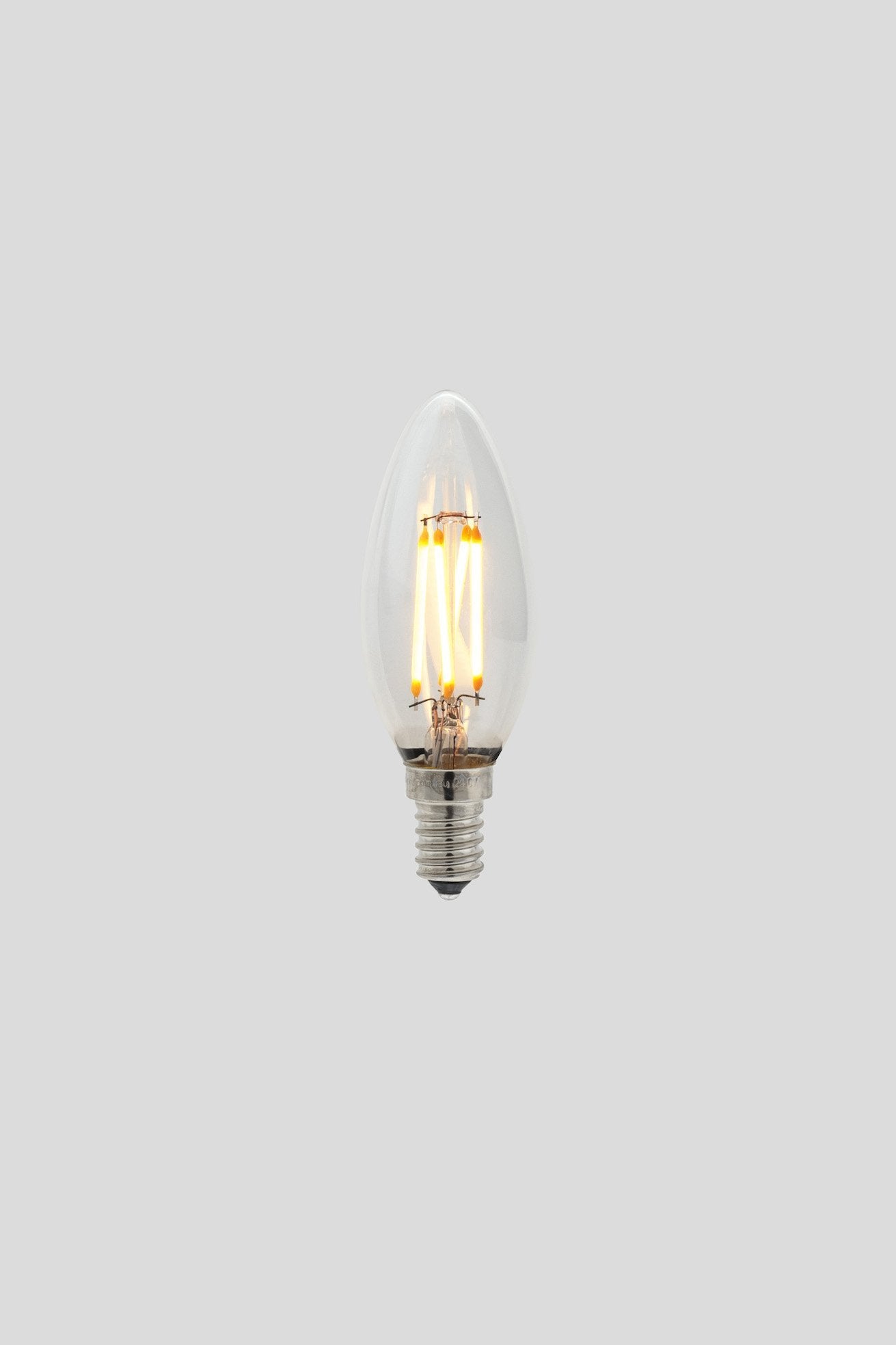 C35 Candle LED Filament - Clear Glass - 3W E14 2200k-abc