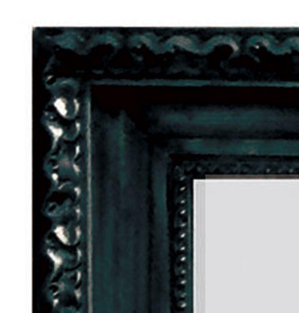 Charlotte Ornate Mirror Gloss Black-abc