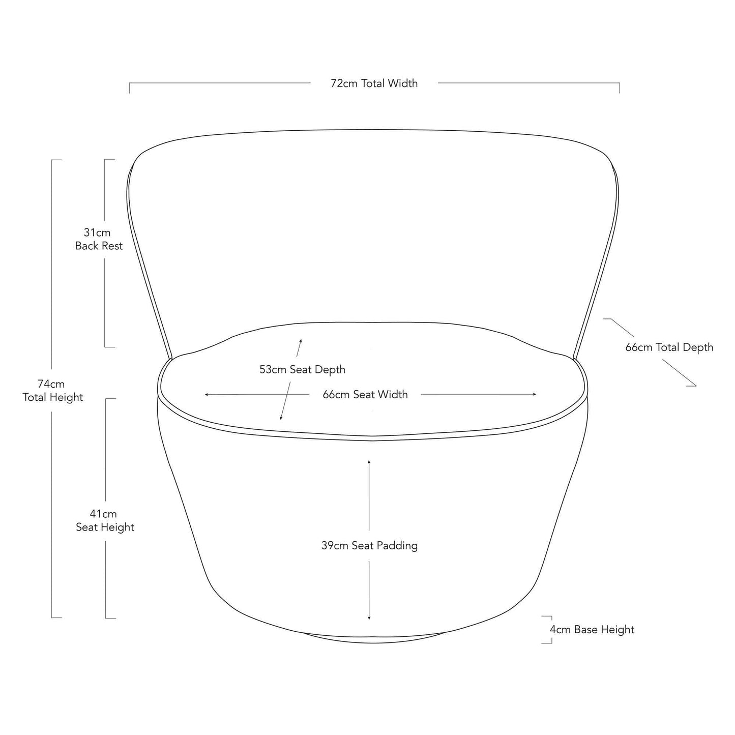 Coco Swivel Chair - Black & Gold Tweed-abc