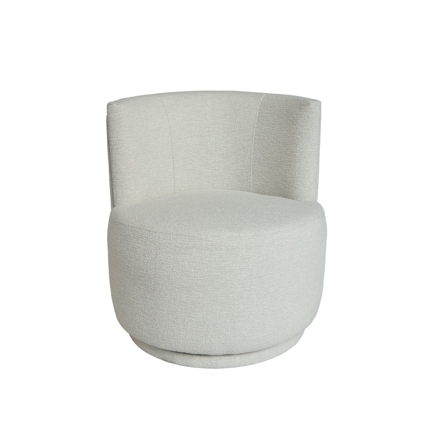Coco Petit Swivel Chair - Textured Pearl-abc