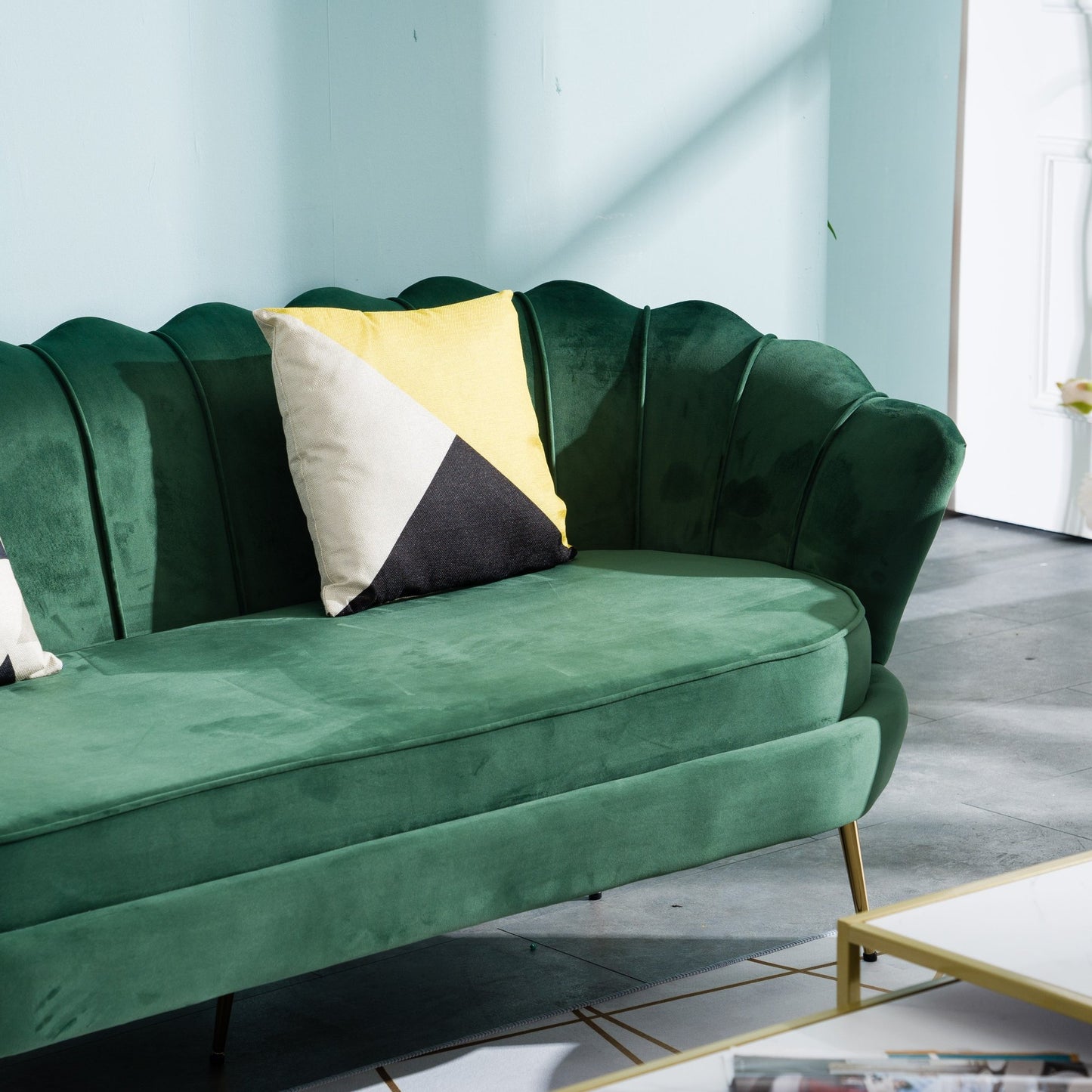Murcia 2 Seater Sofa - Emerald-abc