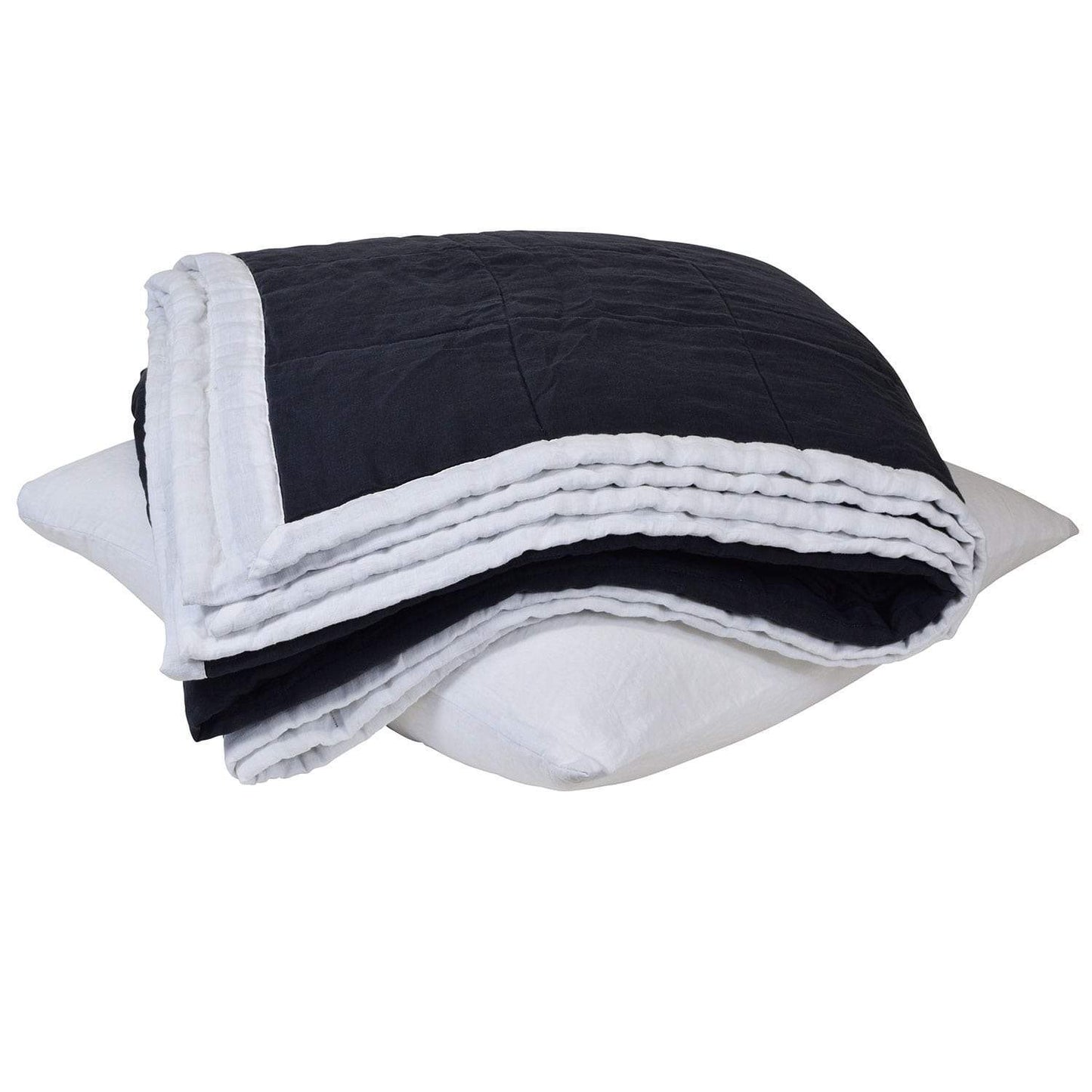 Taj Bedcover Navy-abc