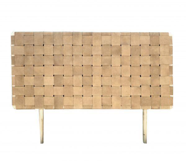 Duke Woven Bedhead Caramel-abc